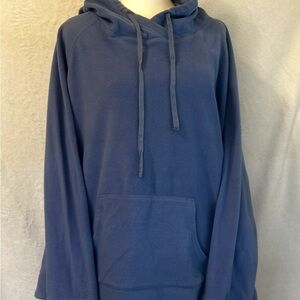 Women’s Blue Hoodie Sweatshirt Sz XL